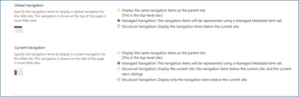 Managed Navigation